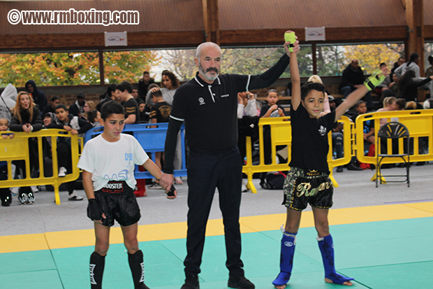 Rayan Nacer RMBOXING Rachid Saadi au Championnat Ile de France FFFKMDA K-1