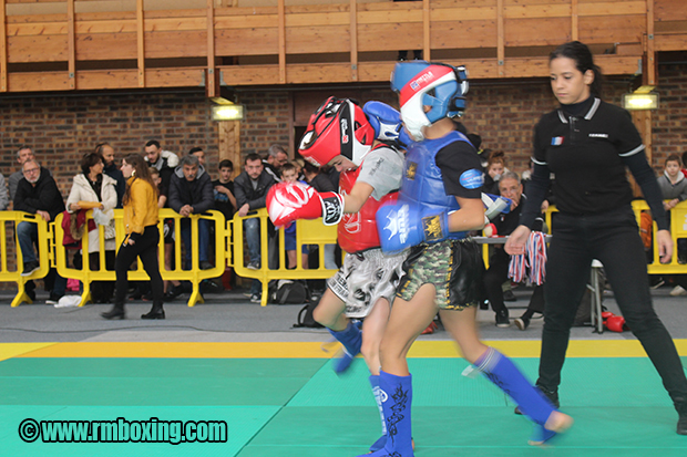 Rayan Nacer RMBOXING Rachid Saadi au Championnat Ile de France FFFKMDA K-1