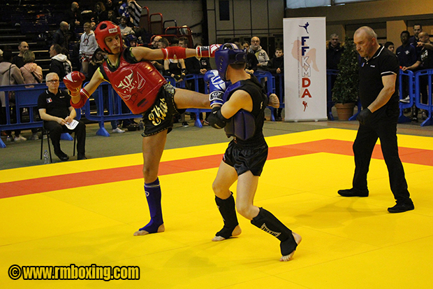 Elias Sbisa RMBOXING Champion de France ffkmda Saint-Ouen