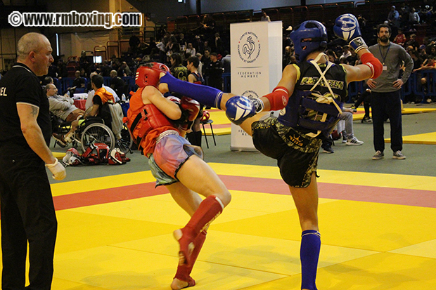 Elias Sbisa RMBOXING Champion de France ffkmda Saint-Ouen