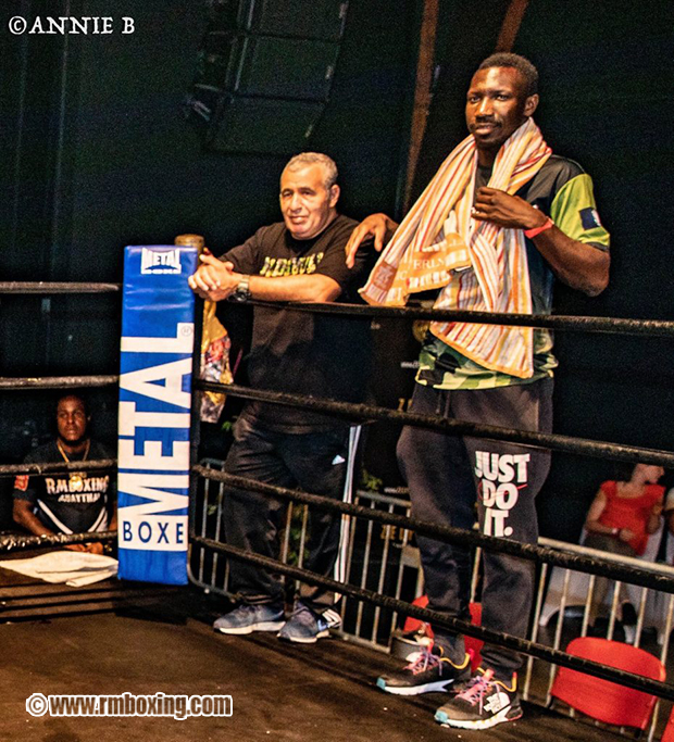 Florence Delaroche RMBOXING Rachid Saadi Sekou Dembele Mimi Carviguant Championne de France FFKMDA