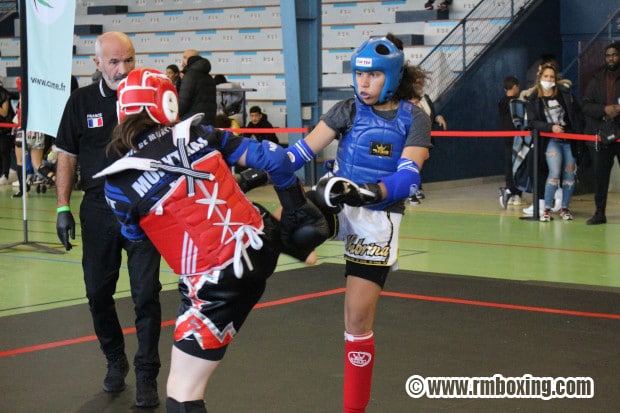 Sabrina Ghabaoui Champion Muaythai RMBOXING Rachid Saadi